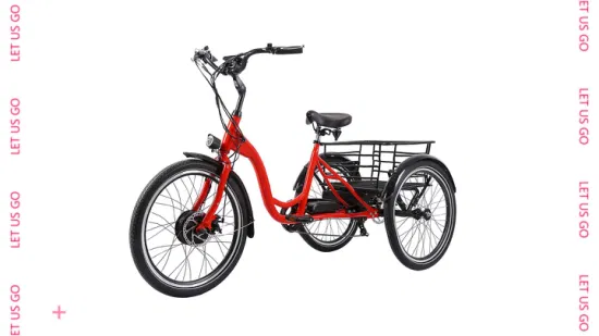 Tricycle arrière électrique adulte 350W, vente directe d'usine, prix compétitif